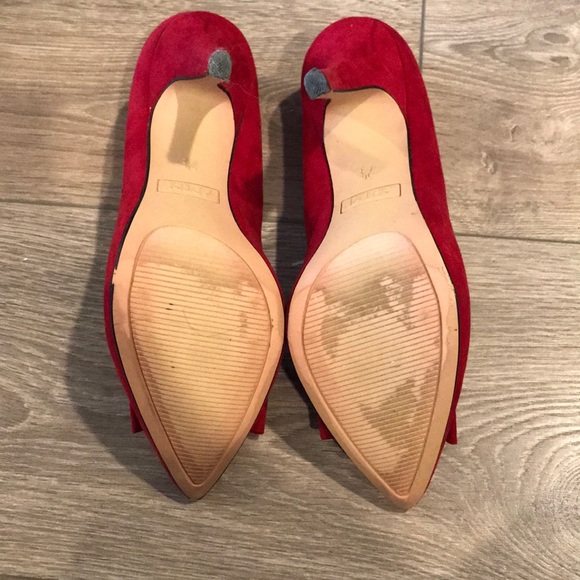 APT 9 Red Bow Heels - Picture 6 of 7